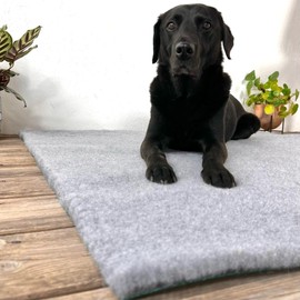 SOUL DESTINY Traditional Grey High-Grade Vet Bedding 30mm Cut in Squares & Rolls. THICK WHELPING FLEECE DOG PUPPY PRO BED