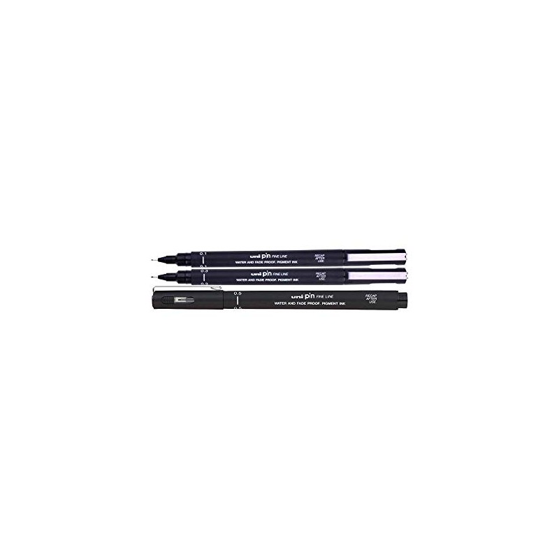 UNI-BALL PIN DRAWING PEN FINELINER ULTRA FINE LINE MARKER 0.3mm