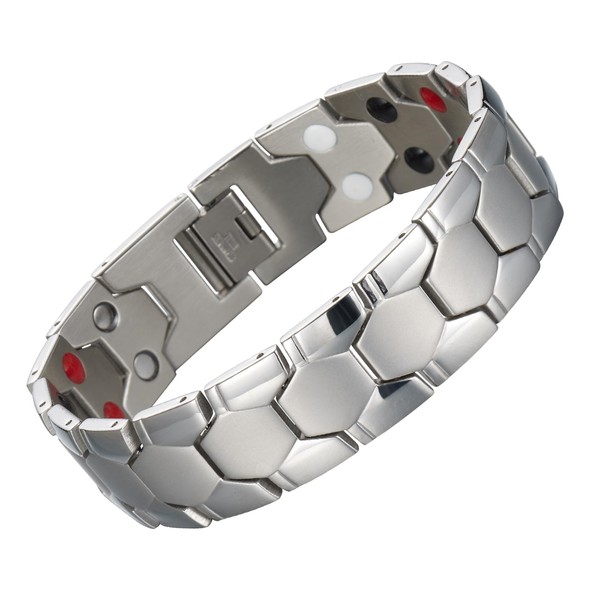 Magnetic Bracelets for Men, Lymphatic Drainage Therapeutic Magnetic Bracelets with