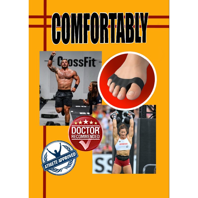 Comfortably Toe Separators. - 1 Pair of Quality + Comfort