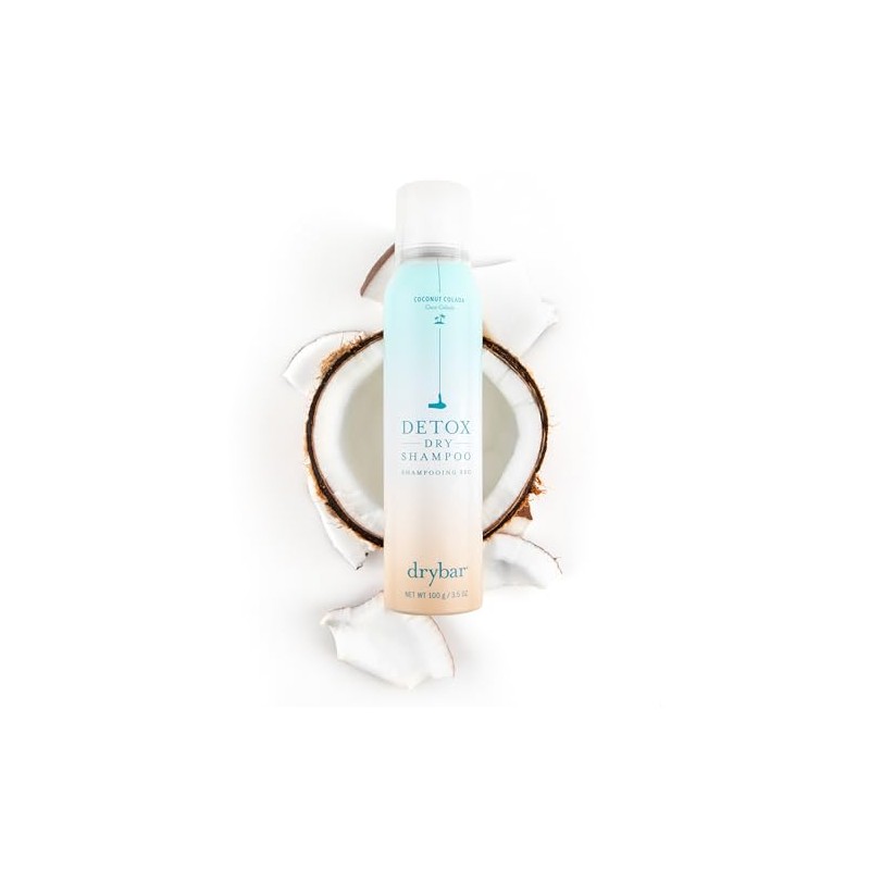 Drybar Detox Coconut Colada Shampoo en Seco Tamaño Jumbo, Azul,