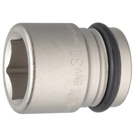 TONE HP6NV-30 Impact Socket 0.7 inch (19.0 mm) (3/4 inch), Double Side Width 1.2 inches (30 mm)