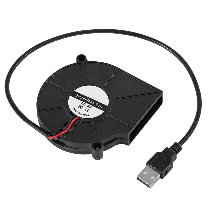4PCS 7515 Cooling USB Blower Fan 3D Printer DC 5V