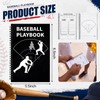 6 Pcs Baseball Playbook Notebook Gift Field Diagrams 8.5 x