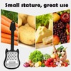 Handheld Cheese Grater, 2 Pack Black Cheese Graters for Kitchen,