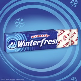 WRIGLEY'S Winterfresh Chewing Gum Bulk Pack, 5 Stick Pack (Pack of 4)