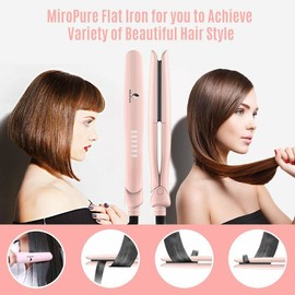MiroPure 2-in-1 Infrared Ceramic Professional Flat Iron Hair Straightener HS04
