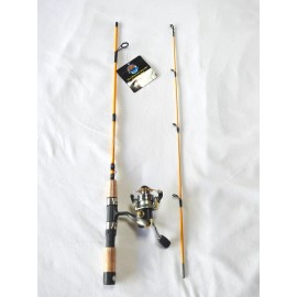 American Spirit UltraLight Travel/Back Pack Spinning Rod Combo 5'8" 2PC/ 5 BB Reel