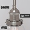 Kira Home Porter 8" Vintage Industrial Pendant Light + Mini