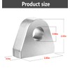 Weld on Shackle Clevis Mounts, for Most Vehicles Bumper Towing,