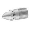 QANYEGN Sewer Jetter Nozzle, Stainless Steel, 3/8BSP, 0.5-1.2mm, 250 Bar,