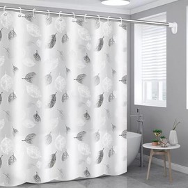Helweet Bathroom Curtain, Shower Curtains, Curtain for Shower, Waterproof Shower Curtains, Bath Curtain for Bathroom, Shower Curtain Anti-Mould, Shower Curtains for Shower, Bath Curtains, 180 x 200 cm