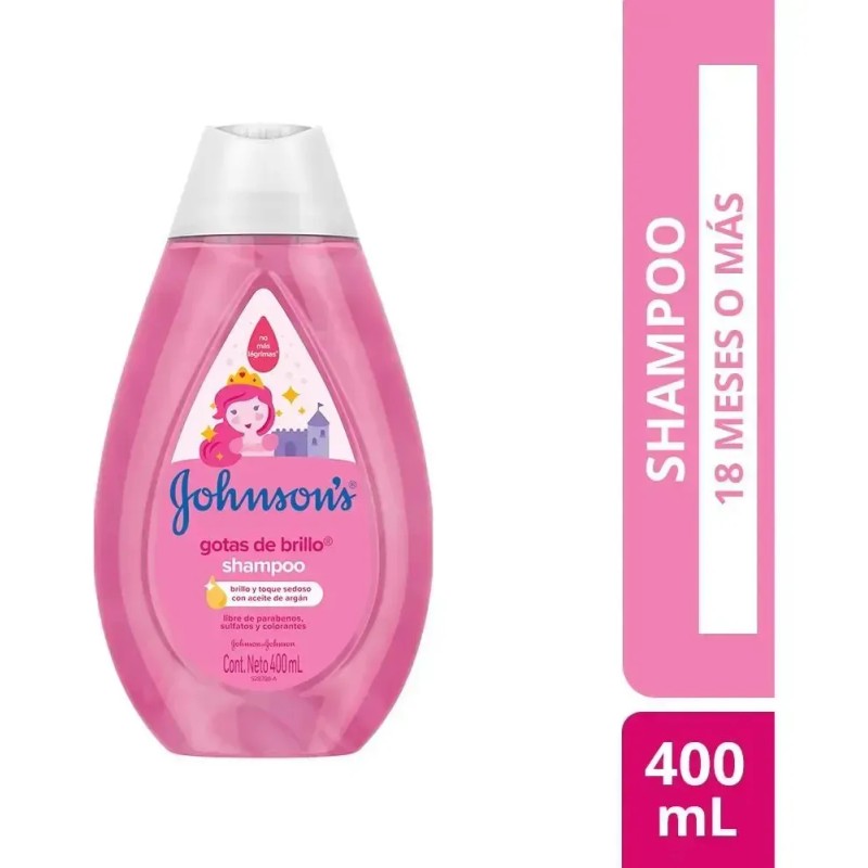 Shampoo Johnson's baby Gotas De Brillo 400 Ml