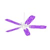 Skull And Crossbones Pattern Purple - Ceiling Fan Skin Kit