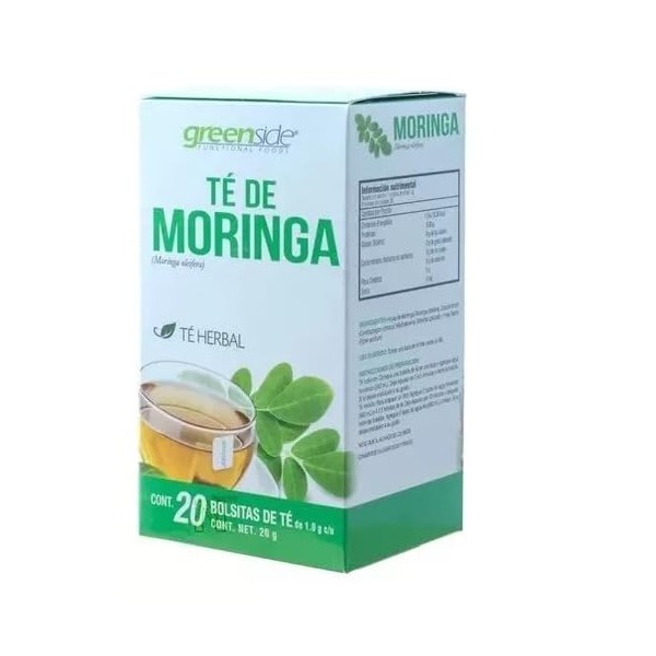 GREENSIDE TÉ MORINGA 20G, CON 20 BOLSITAS