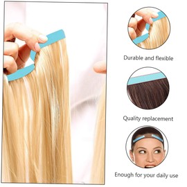 Healvian 6 Sheets Hair Extension Supplies Pu Wig Tape Two Sided Tape Hair Extension Sticker