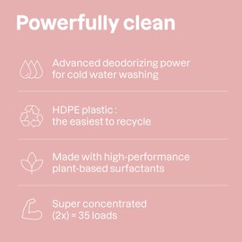 ATTITUDE Baby Fabric Softener, Plant and Mineral-Based Ingredients, HE Compatible, Vegan and Cruelty-free Laundry and Household Products, Sweet Lullaby, 40 Loads, 33.8 Fl Oz