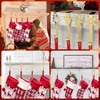 Kungfu Mall Christmas Stocking Holders Gold, Christmas Stocking Holder Hooks
