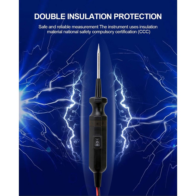 Automotive Power Probe 6-24 Volt Digital Multi Tester Circuit Tester