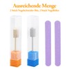 Set of 2 Nail Drill Bits with 2 Nail File,