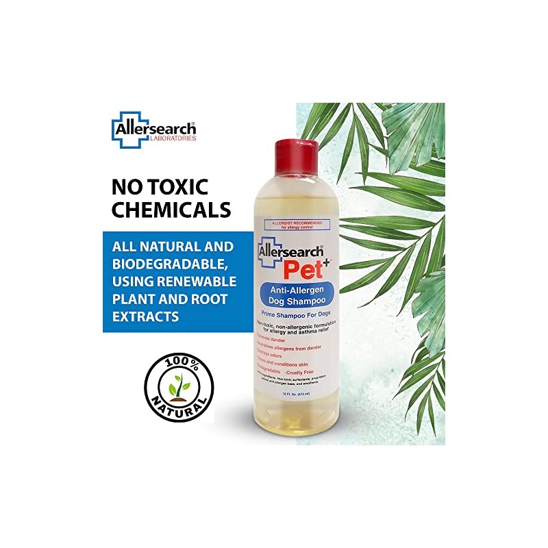 Allersearch Pet Champú para Perro 16 oz