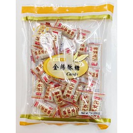 Chinese Crispy Peanut Candy, Traditional Style, 7oz (200g), Pack of 2 金絲酥糖