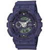 Mens Casio G-Shock blue heathered world time watch GA-110HT-2AER