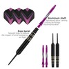 Dart Set Professional Steel Aluminum PET Knurling Grooves Design with