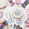 2 Pack Embroidery Scissors with Covers, Small Needlepoint Scissors (Style1)