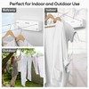 Mbillion Retractable Clothesline 13.8 Ft Stainless Steel Double Clothes line