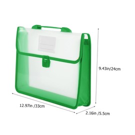 DOITOOL 5pcs A4 Document Storage Bag Set Large Capacity File Organizer Handle Waterproof File Pouches for Office School and Travel