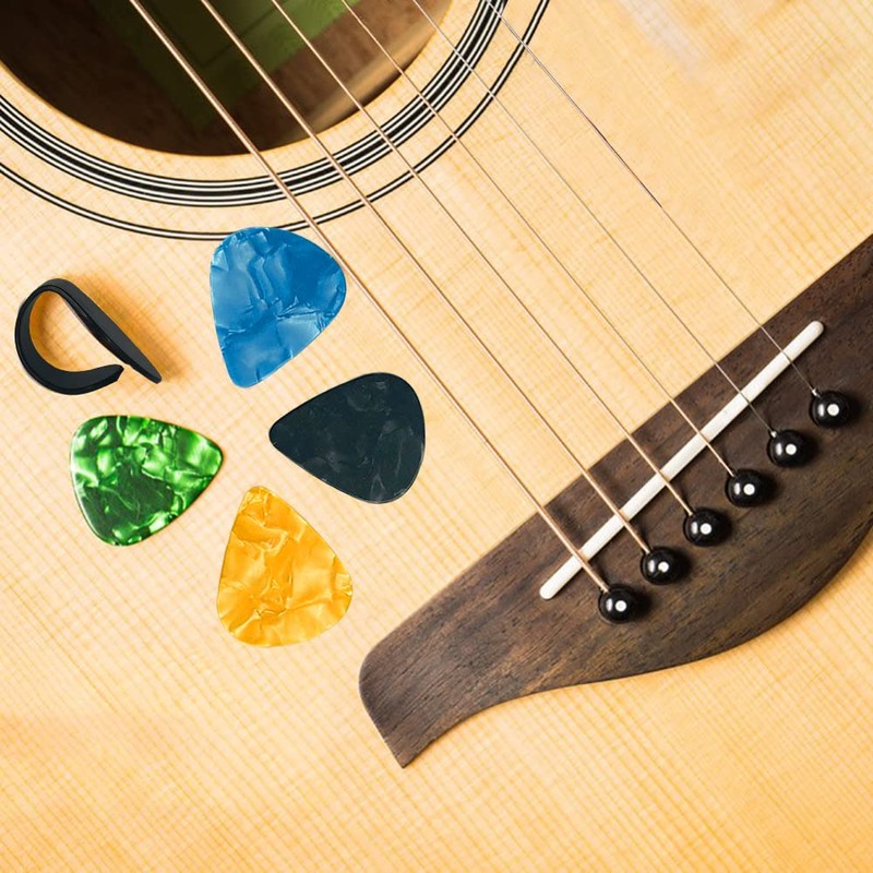 DLAND 18 Adjustable Finger Picks,Including Stainless Steel Finger Picks, 4
