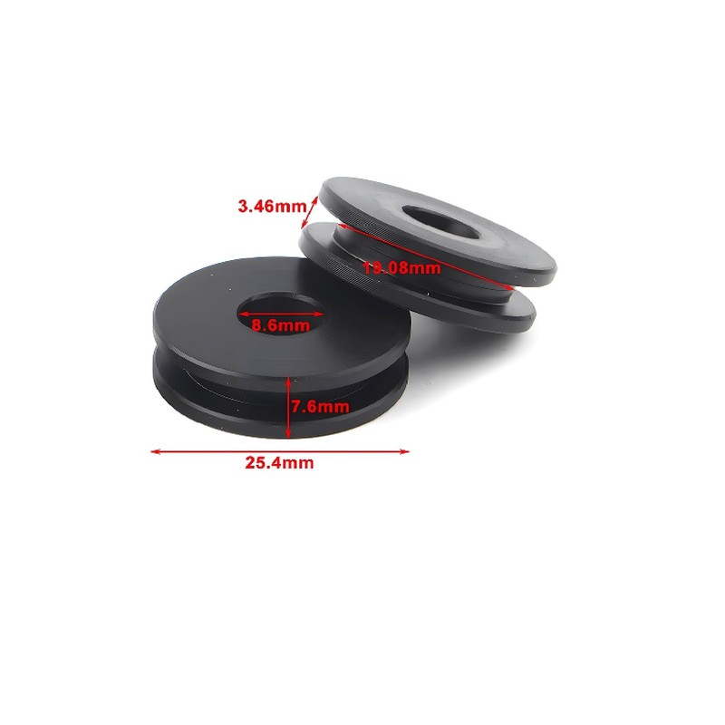 Replacement Detachable Windshield Bushing Grommets for Harley Road King Softail