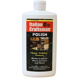 Granite and Marble Polish - Cleans and Protects - Italian Craftsman 16 oz (1 Pack)