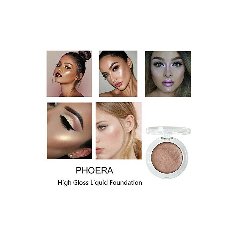 PHOERA SooGlow Cream Highlighter Long Lasting Waterproof Shimmer Blushers For