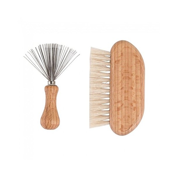 Redecker Haarbürsten-Reinigungs-Set 2 teilig