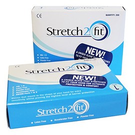 Stretch 2 Fit Blue Gloves Large