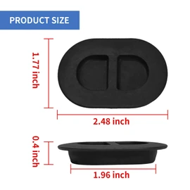 4 Pack Floor Pan Drain Plugs, Floorboard Drain Holes Front Rear Floor Mats Rubber Plug Fit for Jeep TJ Wrangler JK JKU JL 1997-2022,for Gladiator Rubicon JT 2020-2022