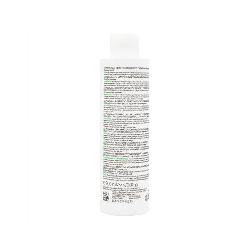 Shampoo Vichy Dercos Psolution Tratamiento Kera Reconstructor para Piel Cabelluda