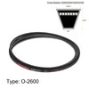 sourcing map O-2600 V-Belt Drive Belt 2600 mm Rubber for