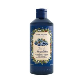 Yves Rocher Gel de Ducha Sin Sulfatos, Edición Limitada de Navidad, 400 ml (Arándanos azules)