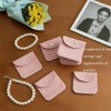 Lynkaye 10 Pcs Velvet Jewelry Storage Pouches with Snap Button