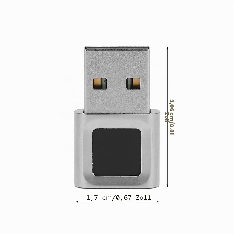 Arcanite USB Fingerprint Reader Scanner for PC 11 Zinc Alloy