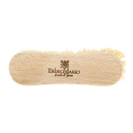Erbecedario Body Brush with Tampico Natural Bristles for Dry Brushing for Unsightly Cellulite and Water Retention, Improves Blood Circulation, Exfoliating Effect, Dimensions 18.5 x 5 x 5.5 cm