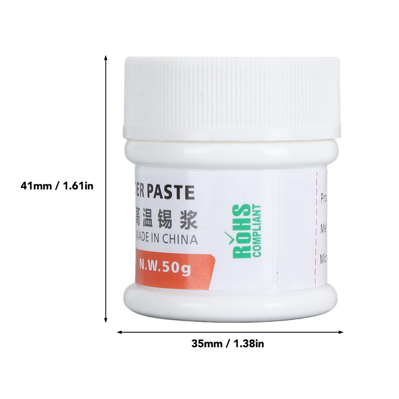 2Pcs Welding Solder Paste 25 to 45μm 158℃ 199℃ Soldering