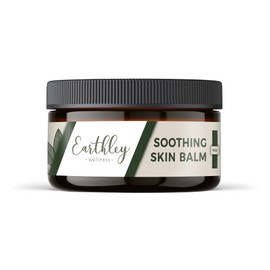 Earthley Wellness Soothing Skin Balm, Natural Moisturizing Cream for Dry, Flaky, Itchy Skin, Calendula & Mango Butter, Family-Safe Formula, 4 oz