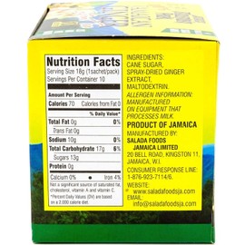 Jamaica Mountain Peak Ginger Instant Tea 10 Sachets