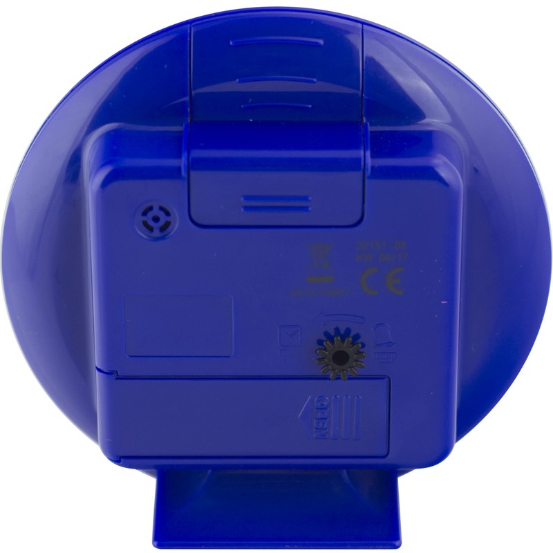 Eurotime Alarm Clock for Boys with Tractor, Blue, Children's Alarm