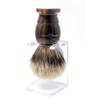 Ex Large Horn Best Badger Brush + Stand