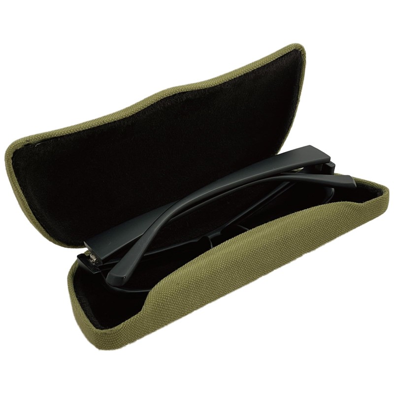 SAKAE A-701 Crescent Army Duck Glasses Case, Genuine American Duck